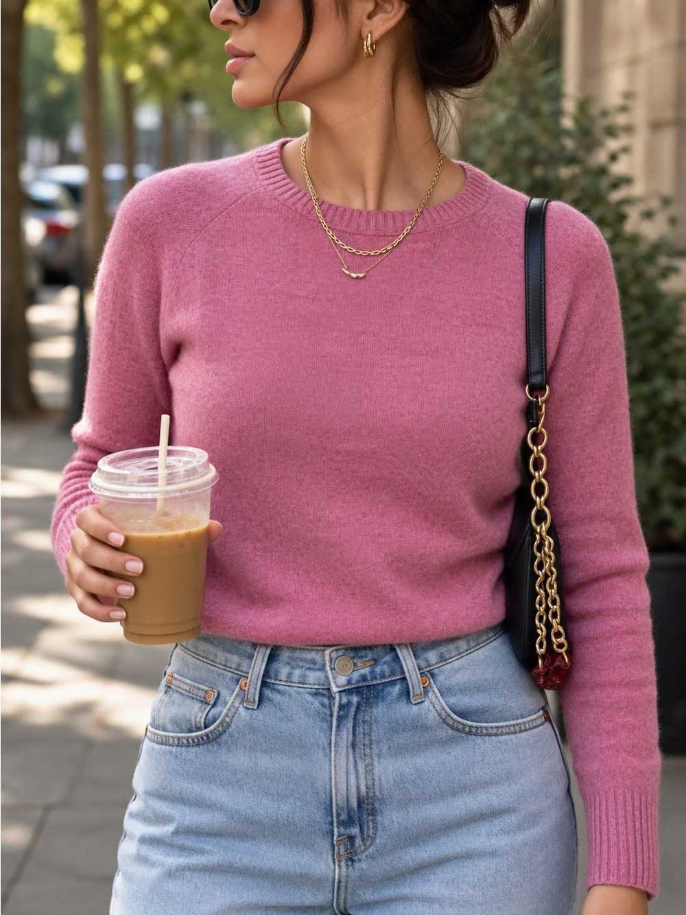 Uniqlo Wool Alpaca Women’s Sweater Pink Sz S